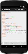 7 Schermata HTML Editor