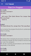 C++ Tutorial Screenshot 1