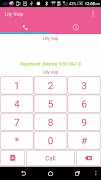 Lilly Voip syot layar 1