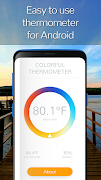 Lichtthermometer Plakat