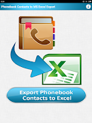 Export Phone Contacts to Excel স্ক্রিনশট 4