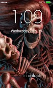 Skeleton Lock Screen Pro imagem de tela 3