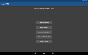 1 Schermata Learn HTML