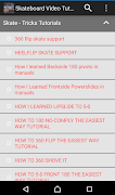 Skateboard Video Tutorial تصوير الشاشة 2