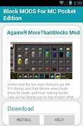 4 Schermata Block MODS For MC PocketE