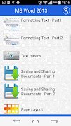 Tutorial for MS Word Free ảnh chụp màn hình 2