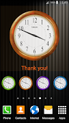 Retro Clock Widget captura de pantalla 6