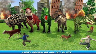 برنامه‌نما Dino City Simulation عکس از صفحه