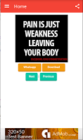 2 Schermata Gym Motivation Quotes