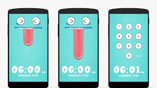 Funny Face Lock Screen Plakat