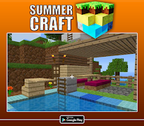 Summer Craft 3D : Building Simulator plakat