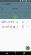 Minimal Workout Log - Training diary, No Ads! ポスター