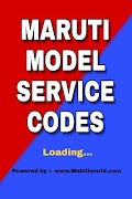 Maruti Service Model Codes Affiche