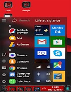 Red launcher theme for win 10 : windows 10 截圖 5
