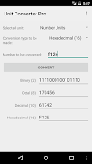 برنامه‌نما Unit Converter Pro عکس از صفحه