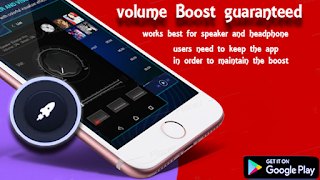 برنامه‌نما sound booster for android عکس از صفحه