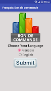Faire le bon de commande PDF الملصق