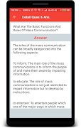 Mass Communication Interview Question 截图 2