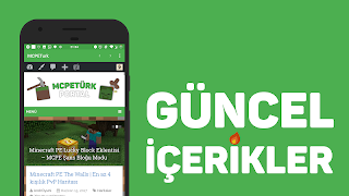 MCPETürk Portalı - Mod | Harita | Texture Pack .. اسکرین شاٹ 1