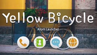 Yellow Bicycle Atom Theme screenshot 7