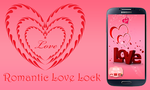 Romantic Love Lock Screen 截圖 1