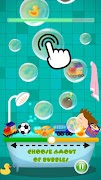 Burst bolhas com brinquedos Cartaz
