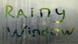Rainy window पोस्टर