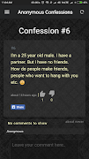 Anonymous Confessions 18+ captura de pantalla 2
