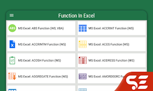 Functions in Excel screenshot 2