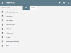 MySQL manager syot layar 3