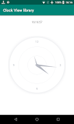 Clock View - Android Library Plakat