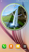 برنامه‌نما Waterfall Analog Clock عکس از صفحه
