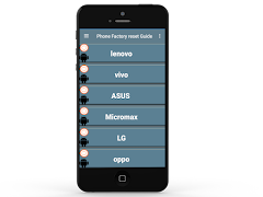 1 Schermata Any Android  Factory reset Guide