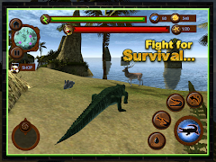 برنامه‌نما Crocodile Attack Sim 3D - 2016 عکس از صفحه