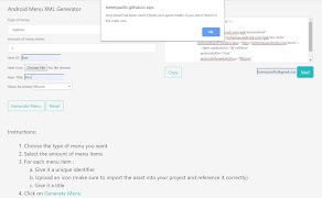 Android Menu XML Generator 截圖 4