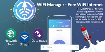 WiFi Manager - Free WiFi Internet and WiFi Hotspot پوسٹر