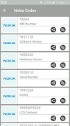 Secret Codes For  Nokia Phone Free App 2019 स्क्रीनशॉट 2
