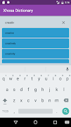 Xhosa Dictionary captura de pantalla 3