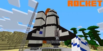 پوستر Advanced Rocket Mod Minecraft