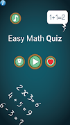 Easy Math Quiz poster