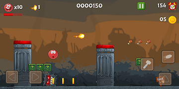 Red Ball Bouncing - Hero 4 स्क्रीनशॉट 4