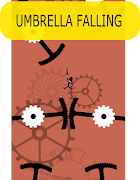 Umbrella Falling Plakat
