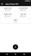5 Schermata HIIT Workout Timer