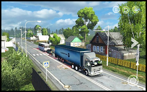 Euro Truck : Cargo Delivery Driving Simulator 3D Ekran Görüntüsü 1