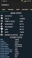 CS:GO Statistics تصوير الشاشة 1