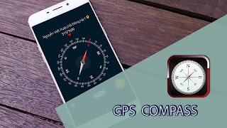 GPS Kompass Plakat