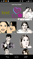Violet Photo Sticker Screenshot 2