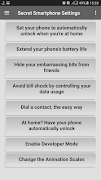 Secret Smartphone Settings ảnh chụp màn hình 5