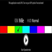 GPS HUD SPEEDOMETER स्क्रीनशॉट 1