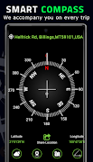 Digital Compass for Android: GPS map 2020 imagem de tela 4